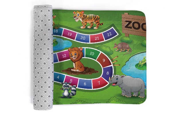 Kinderteppich Zoo-Brettspiel