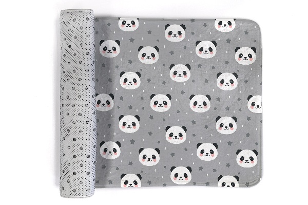 Kinderteppich Pandas und Sterne