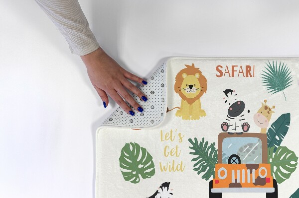 Kinderteppich Safari-Tiere