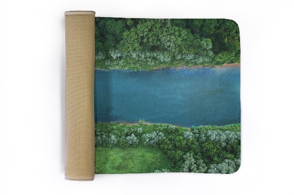 Kinderteppich Fluss und Bäume