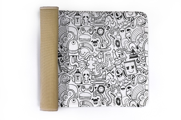 Kinderteppich Doodle-Muster