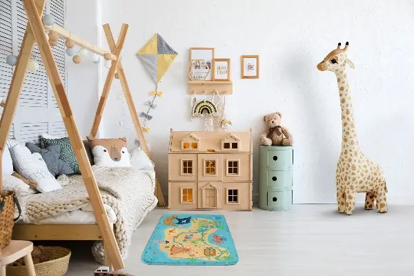 Kinderteppich Schatzkarte