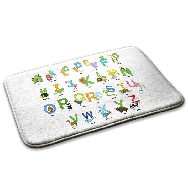 Kinderteppich Alphabet mit Bildern