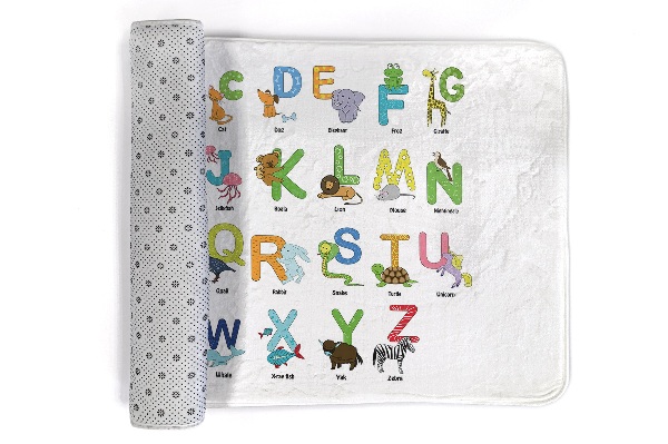 Kinderteppich Alphabet mit Bildern