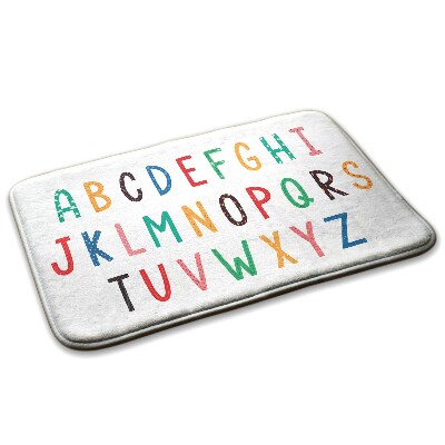 Kinderteppich Farbiges Alphabet