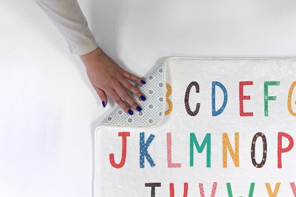 Kinderteppich Farbiges Alphabet