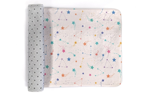 Kinderteppich Bunte Sternmuster