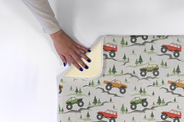 Kinderteppich Muster von Geländewagen