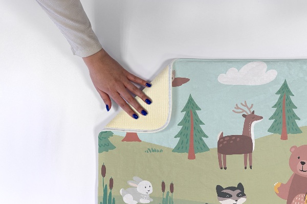 Kinderteppich Tiere im Wald