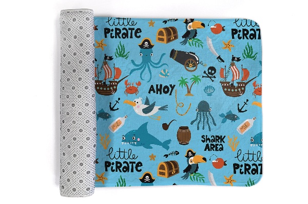 Kinderteppich Piraten-Motive