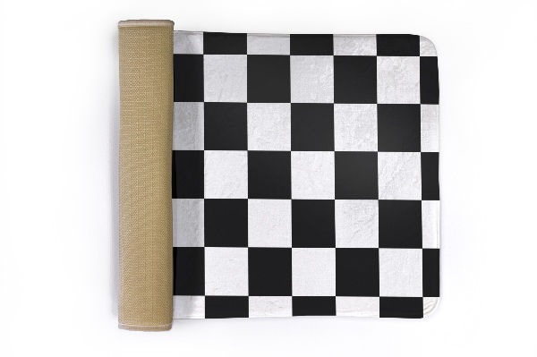 Teppich modern Schachbrettmuster