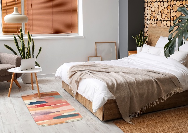 Teppich modern Abstrakte Pinselstriche