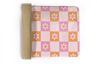 Teppich modern Florales Pastellmuster