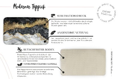 Teppich modern Terrazzo-Muster