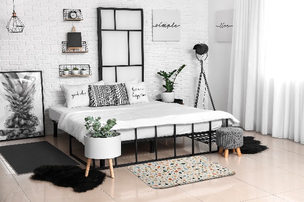Teppich modern Terrazzo-Muster