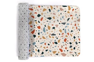 Teppich modern Terrazzo-Muster