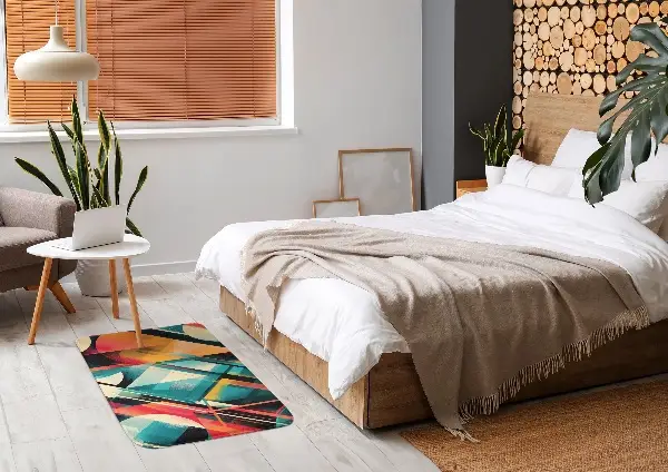 kleiner Teppich Abstrakte geometrische Grafik