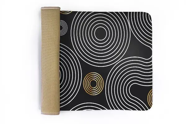 kleiner Teppich Konzentrische Kreise