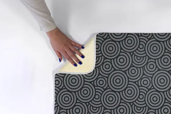 kleiner Teppich Konzentrische Kreise