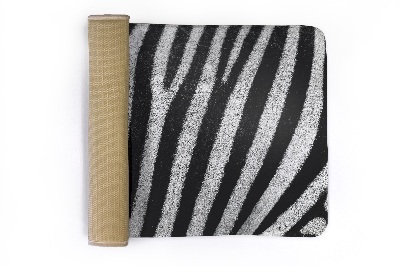 kleiner Teppich Zebra