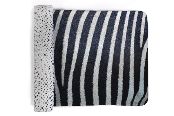 kleiner Teppich Zebra-Streifen