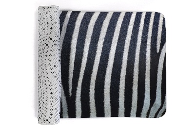 kleiner Teppich Zebra-Streifen