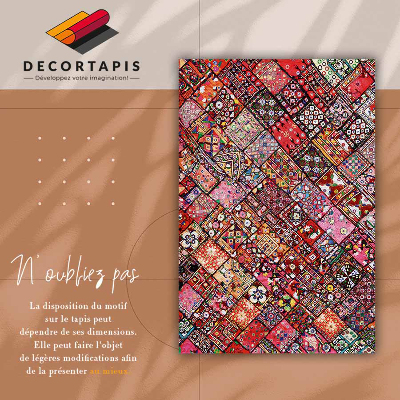 Teppich auf pvc Patchwork-Mosaik