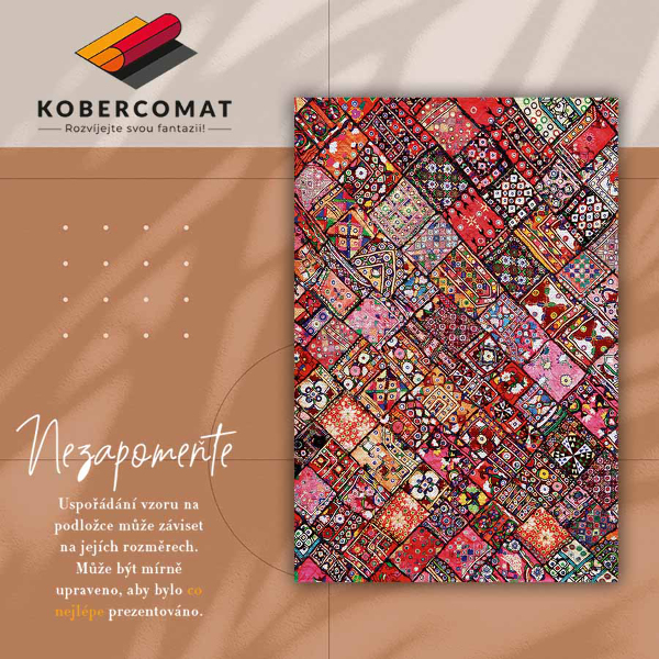 Teppich auf pvc Patchwork-Mosaik