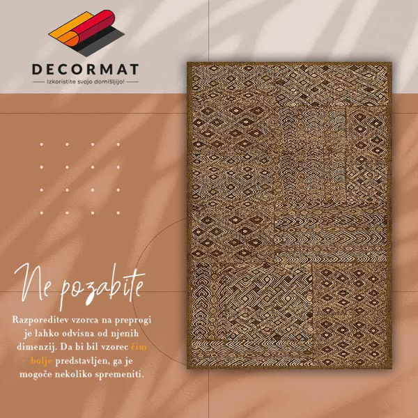Vinyl teppich Tribal-Muster