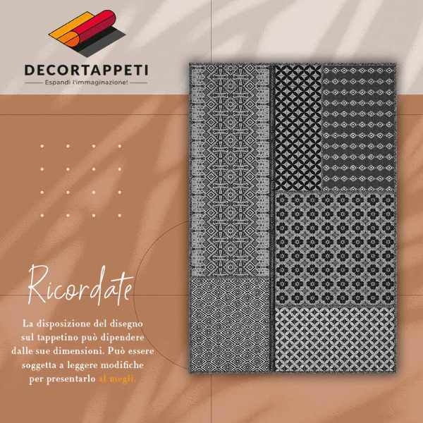 Teppich auf pvc Aztec-Stil