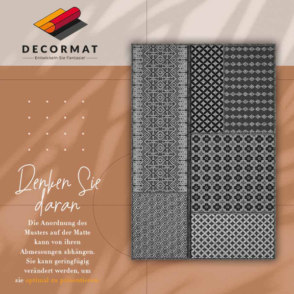 Teppich auf pvc Aztec-Stil