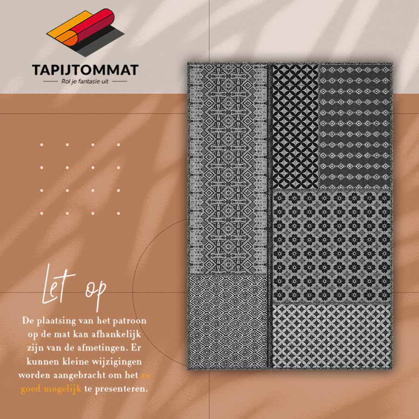 Teppich auf pvc Aztec-Stil