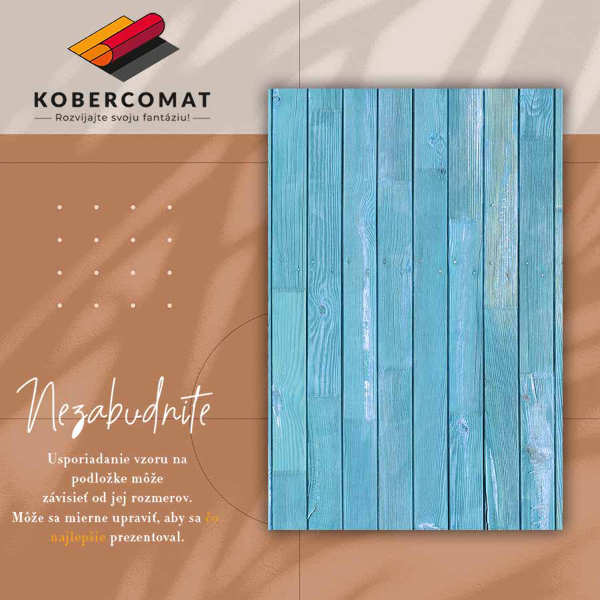 Pvc teppich Blau