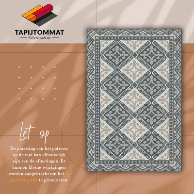 Vinyl teppich läufer Geometrische Ornamente