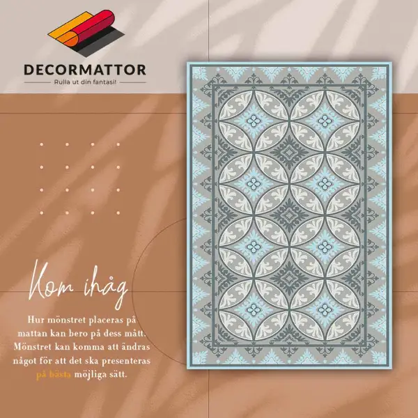 Vinyl teppich Geometrische Räder