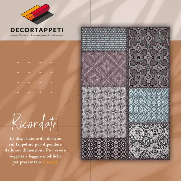 Vinyl teppich Verbindung von Designs
