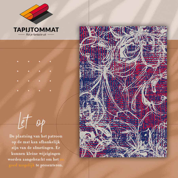 Teppich pvc Retro-Abstraktion