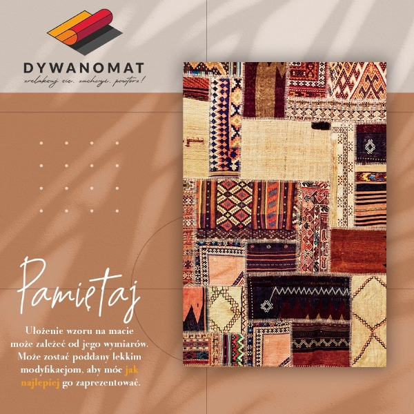 Pvc teppich Abstraktes Patchwork