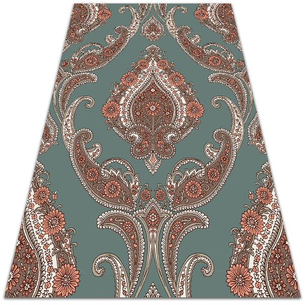 Teppich auf pvc Paisley-Vintage