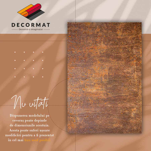 Vinyl teppich läufer Rostiges Blatt