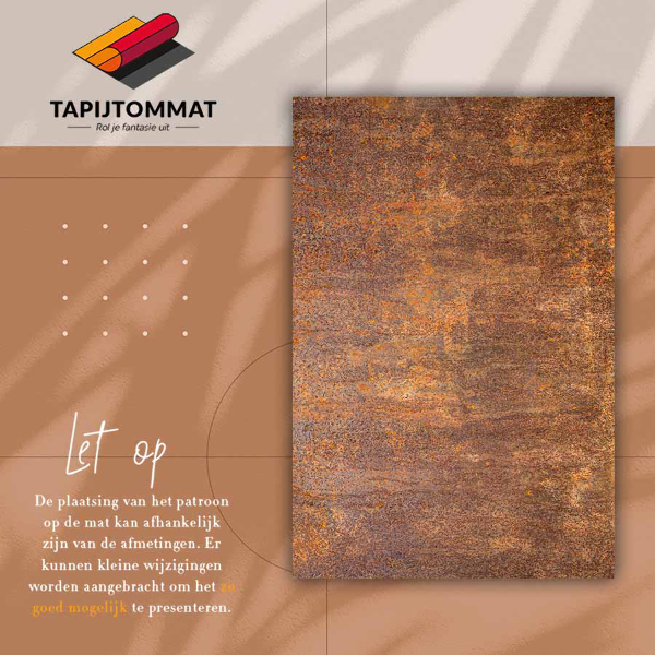Vinyl teppich läufer Rostiges Blatt