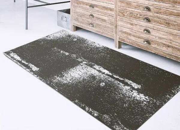 Vinyl teppich läufer Bauplatte