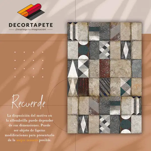 Vinyl teppich Betonwürfel