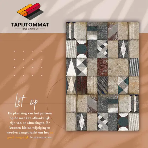 Vinyl teppich Betonwürfel