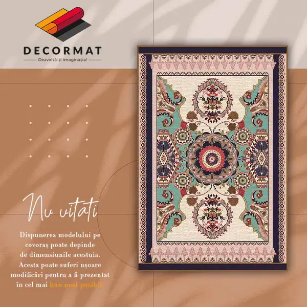 Teppich pvc Geometrische Blumen