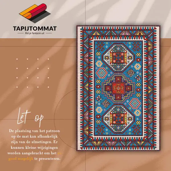 Teppich auf pvc Klassisches Mosaik
