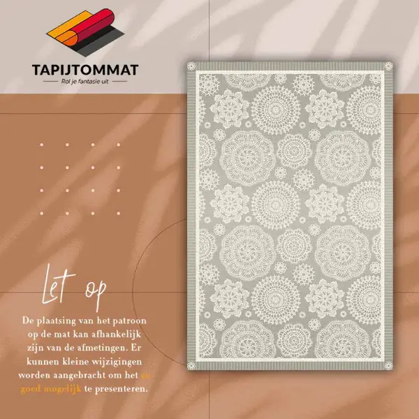 Pvc teppich Blumenmandalas