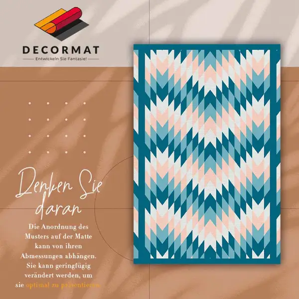 Teppich auf pvc Geometrisches Chodel