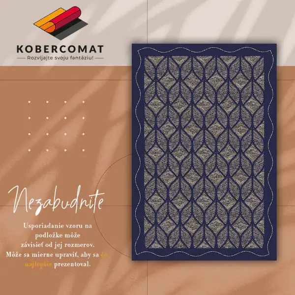 Pvc teppich Geometrische Webart