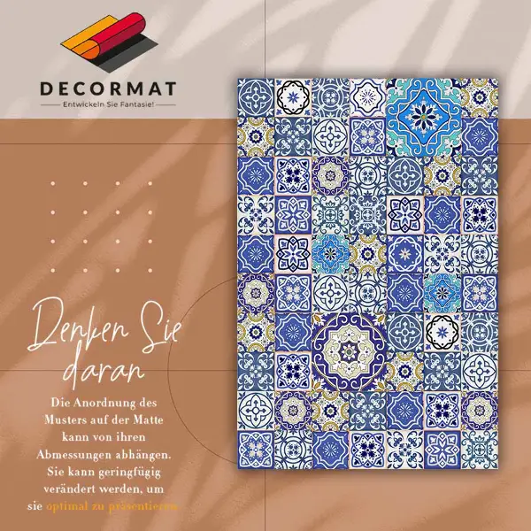 Vinyl teppich Spanische Blumen